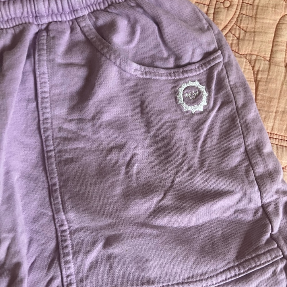 Big Bud Press lilac sweat shorts XS